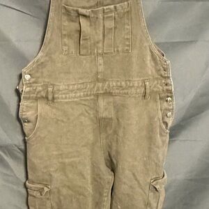 Wild Honey Olive Green Overalls